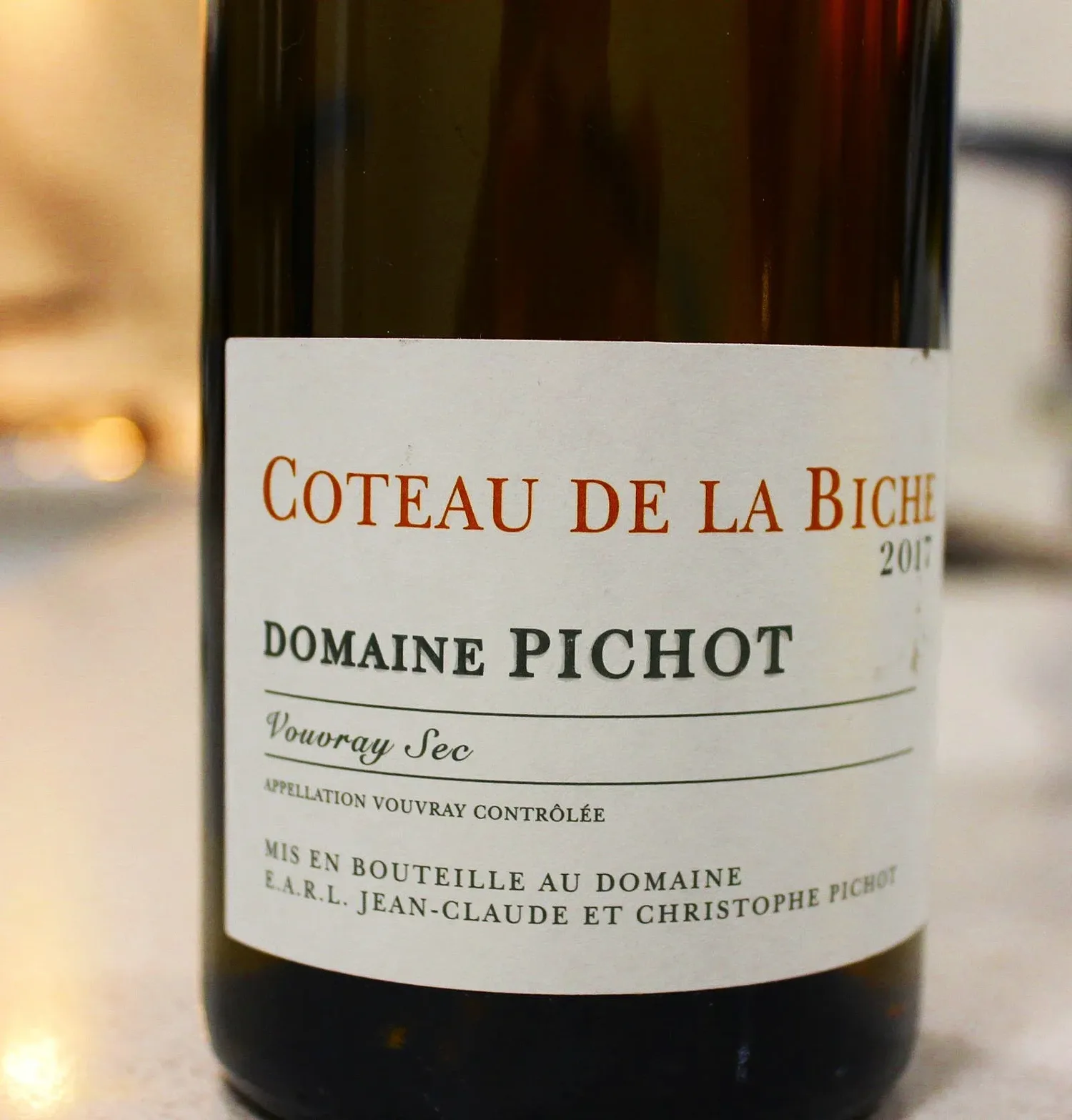 Domaine Pichot,  Vouvery Sec.  Loire France