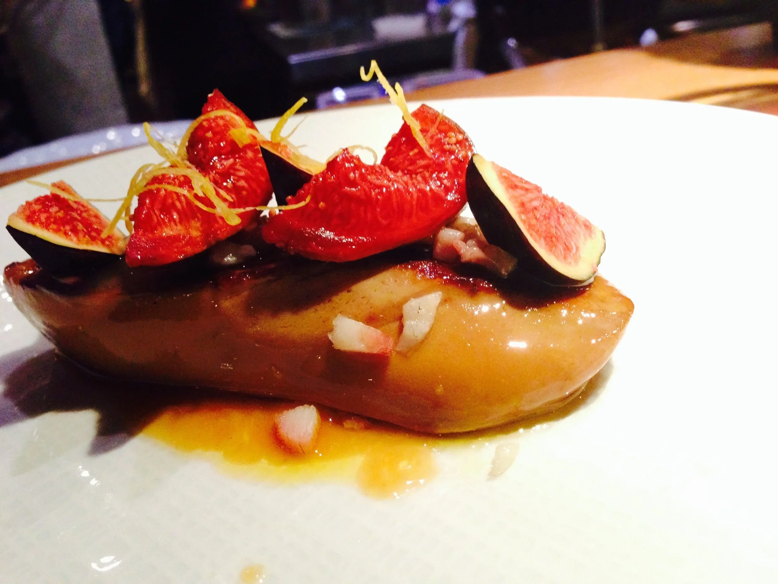 Foie Gras with figs and lemon