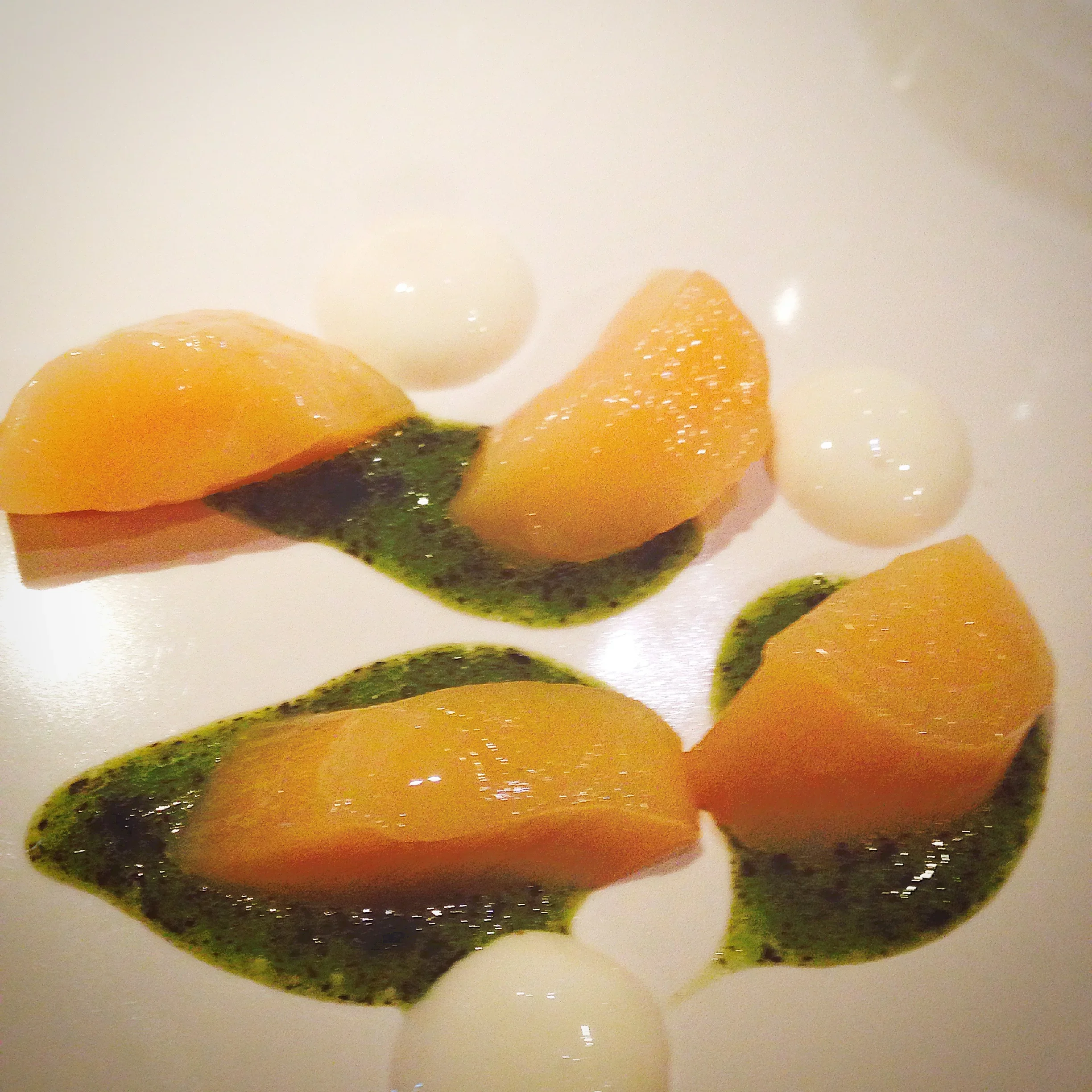 Scallops with Japanese flavours