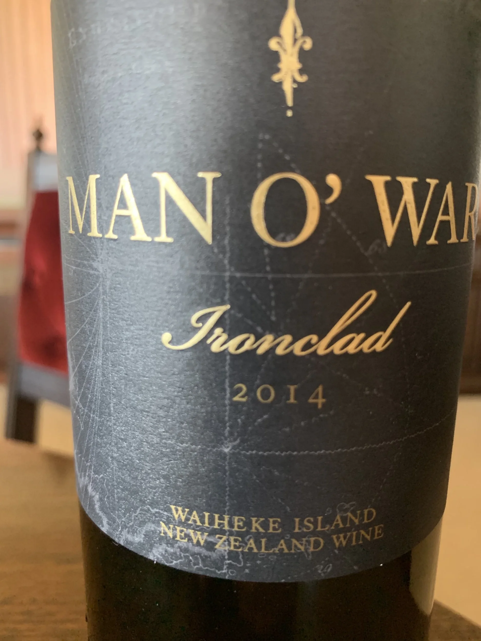 Man O War "Iron Clad" 2014 Waiheke Island. New Zealand.