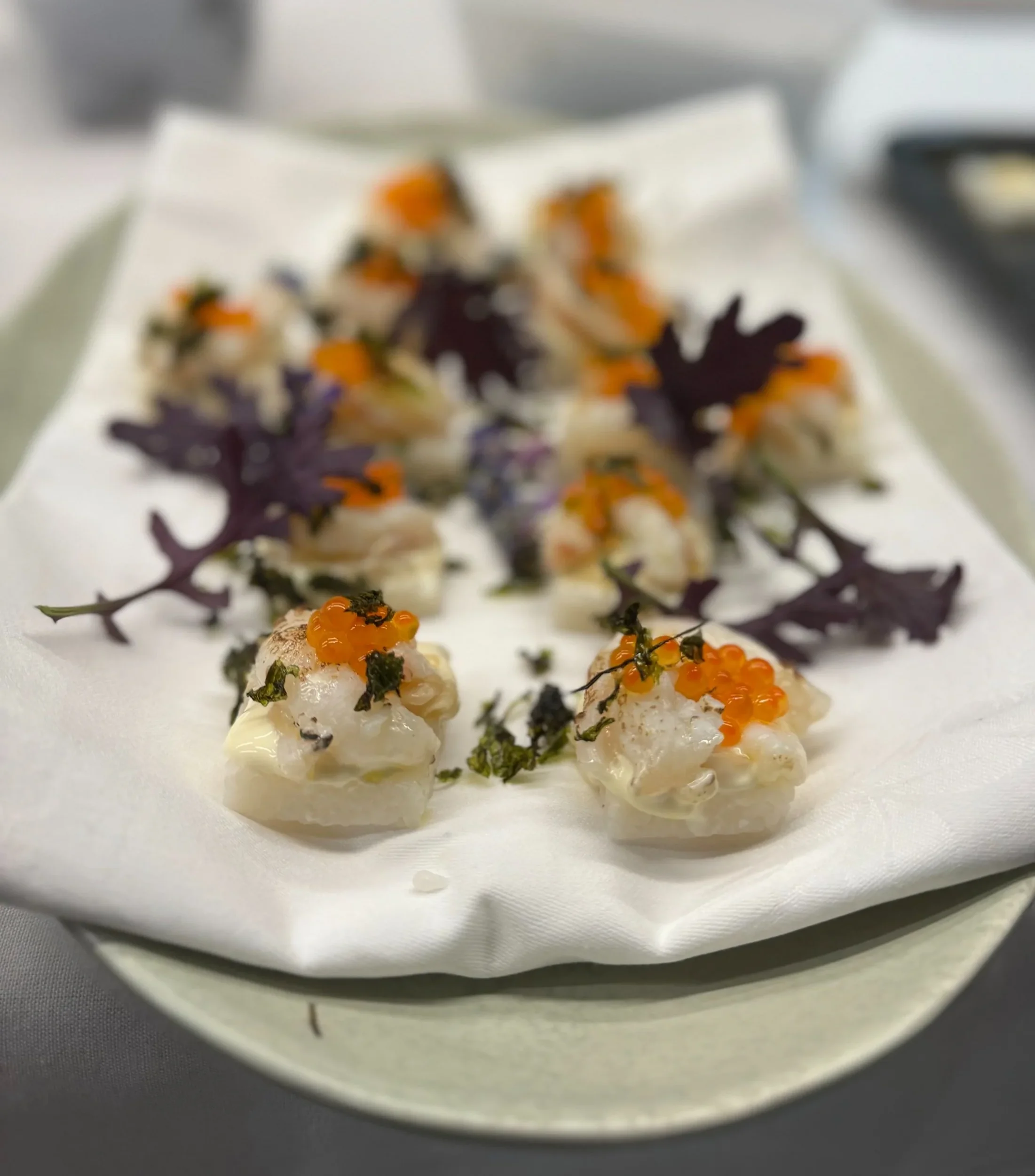Japanese-Inspired Canapé Menu paired with Grace Wines