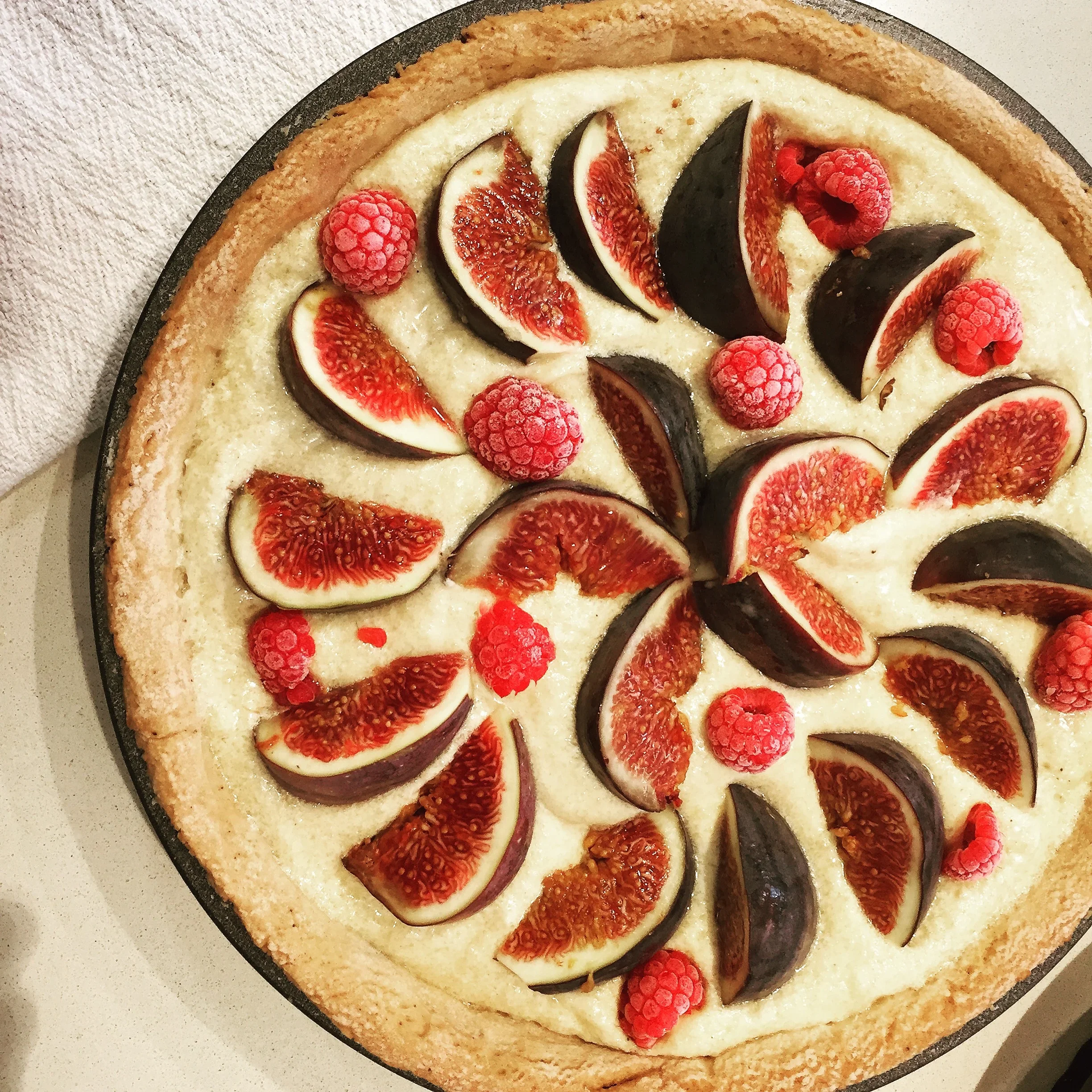 Summer tarts, Autumn figs, Raspberries and Blackberries.