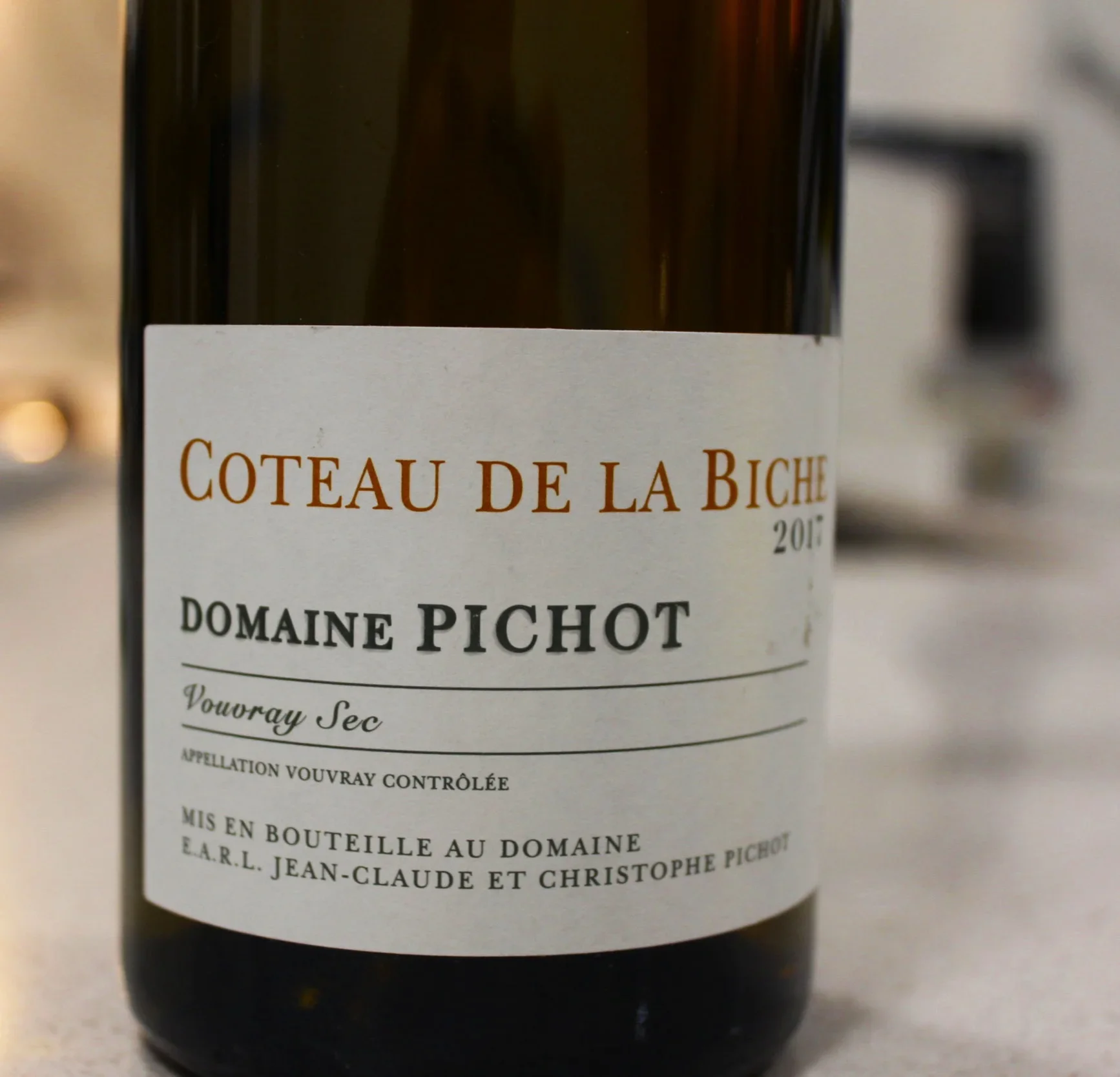 Domaine Pichot,  Vouvery Sec.  Loire France