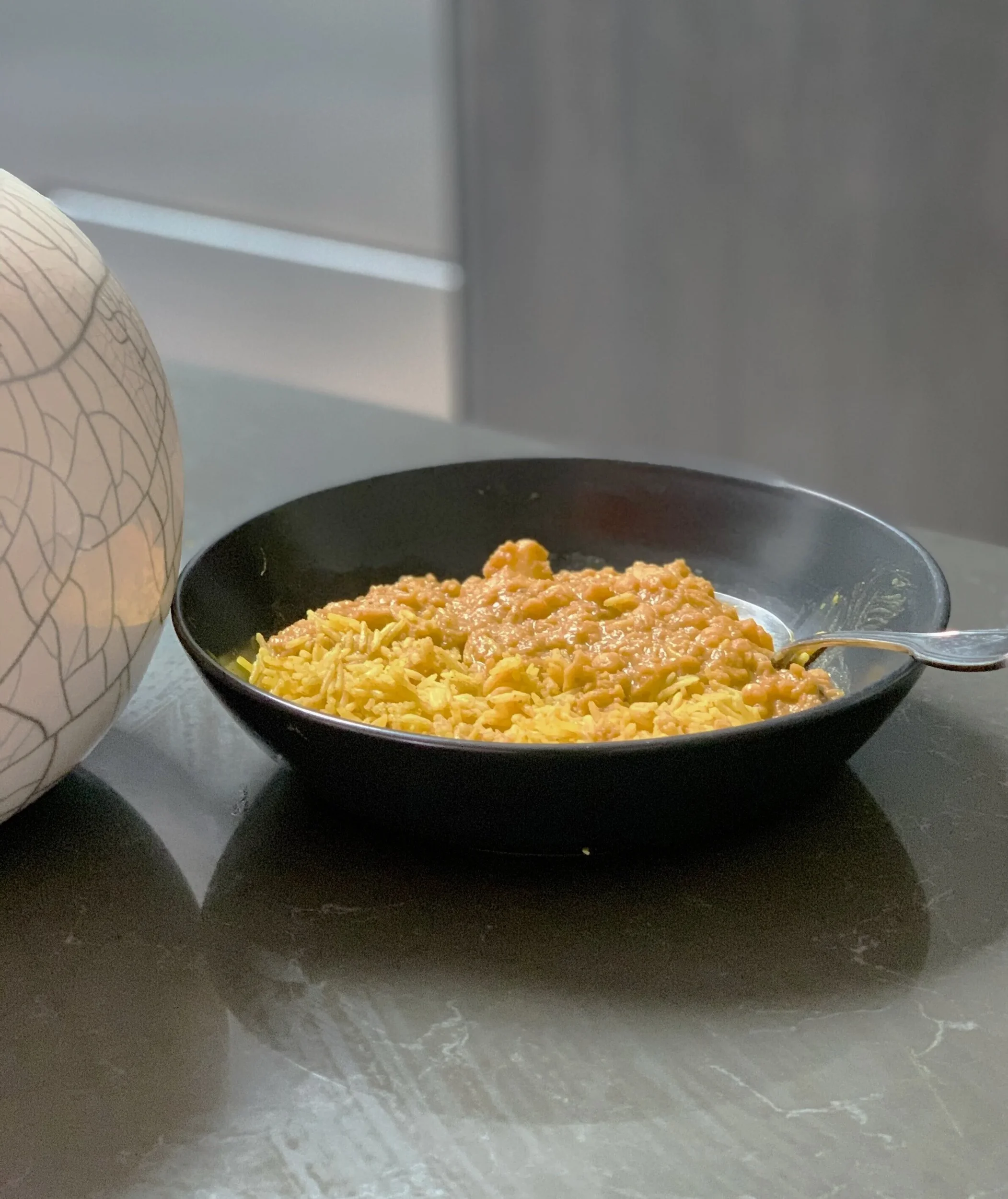 Masoor Dahl and Yellow Rice
