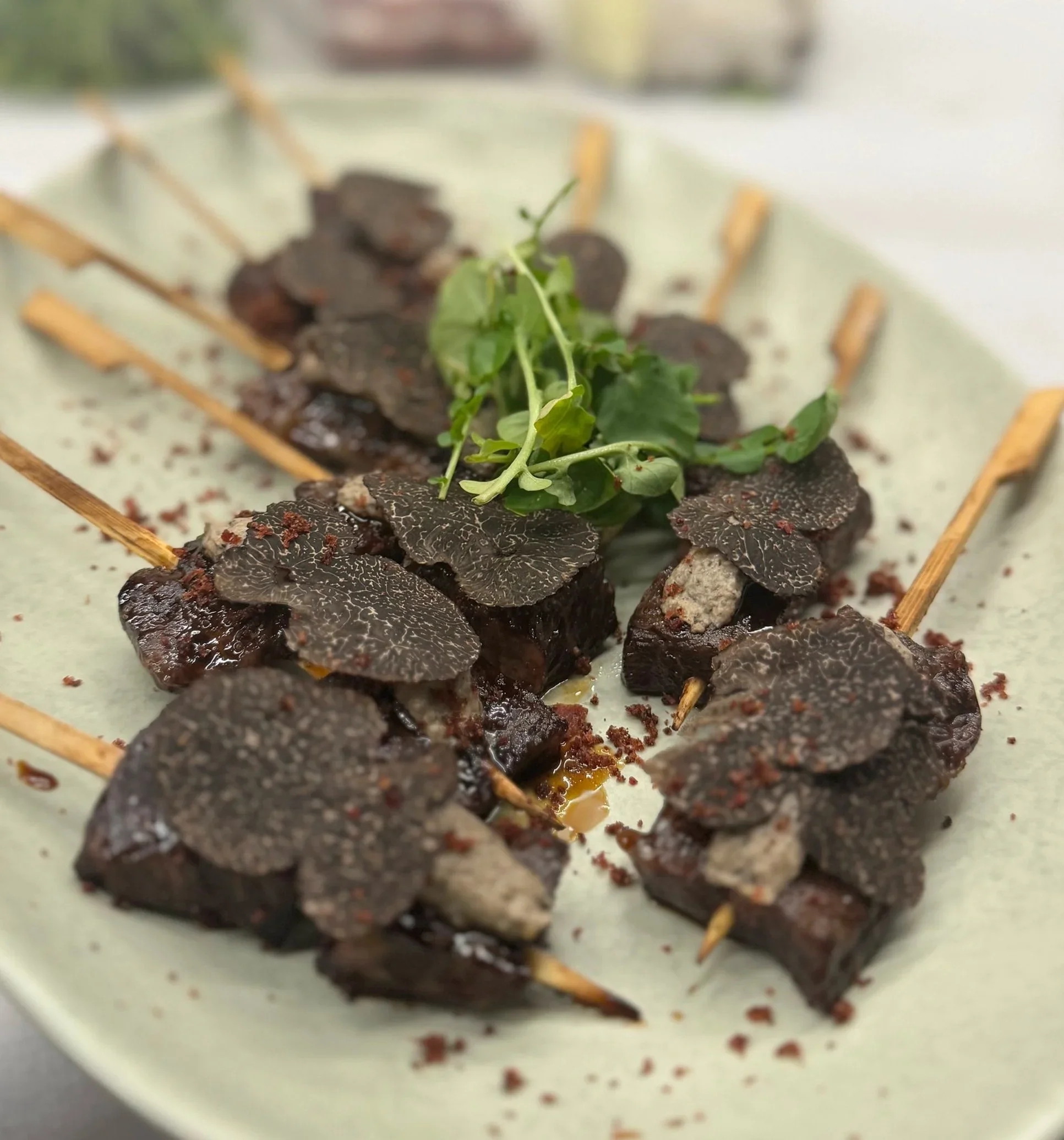 Japanese-Inspired Canapé Menu paired with Grace Wines