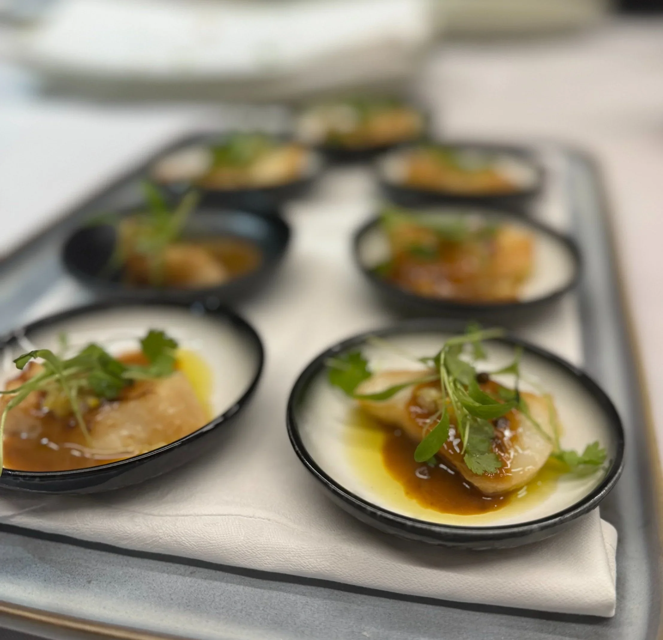 Japanese-Inspired Canapé Menu paired with Grace Wines
